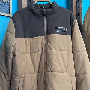 O'Neill Men's Tan and Black Jacket